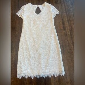 Trina Turk White Lace Dress - Size 2